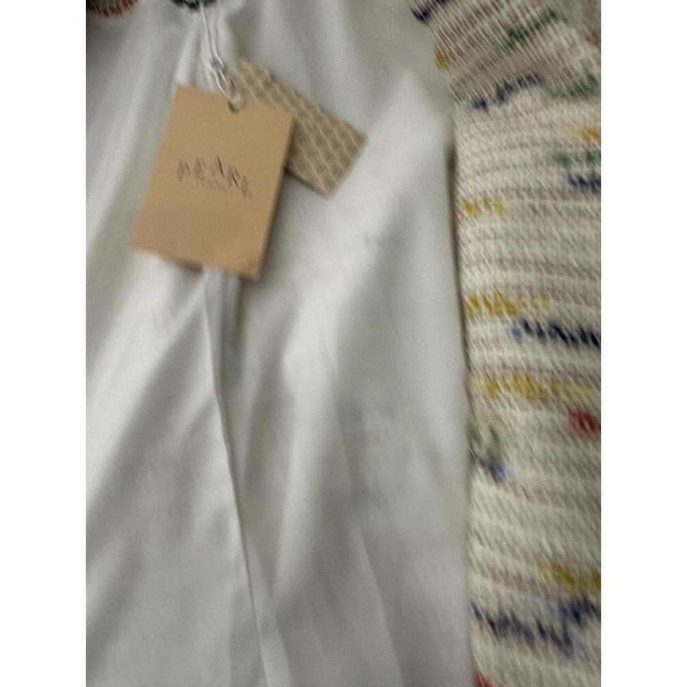 New Pearl By Lela Rose Sz 8 Tweed Blazer Jacket Fringe Trim Chic Preppy Classic - Picture 5 of 8